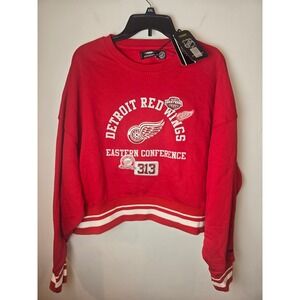 Detroit Red Wings Pro Standard Women's Area Code Pullover Sweatshirt